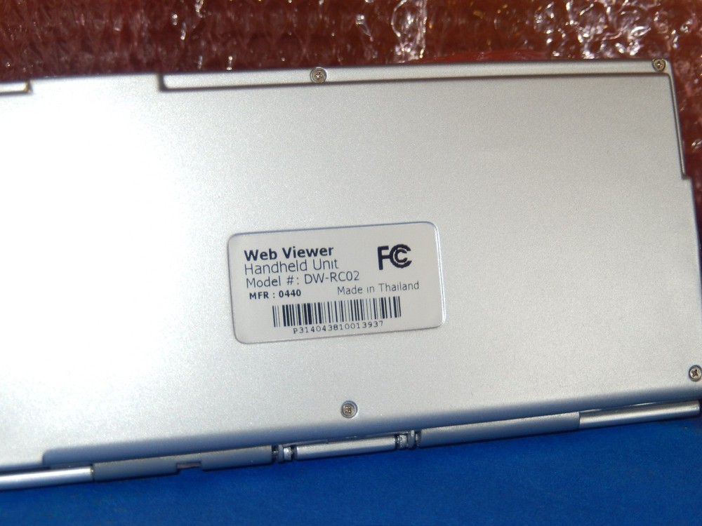 EDGE TECH WEB VIEWER POCKETSURFER DW RC02 ~ NEW OPEN BOX