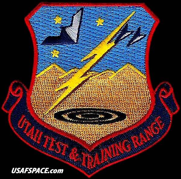 UTAH TEST & TRANING RANGE - UTTR - DOD USAF -HILL AFB, UT-ORIGINAL VEL PATCH