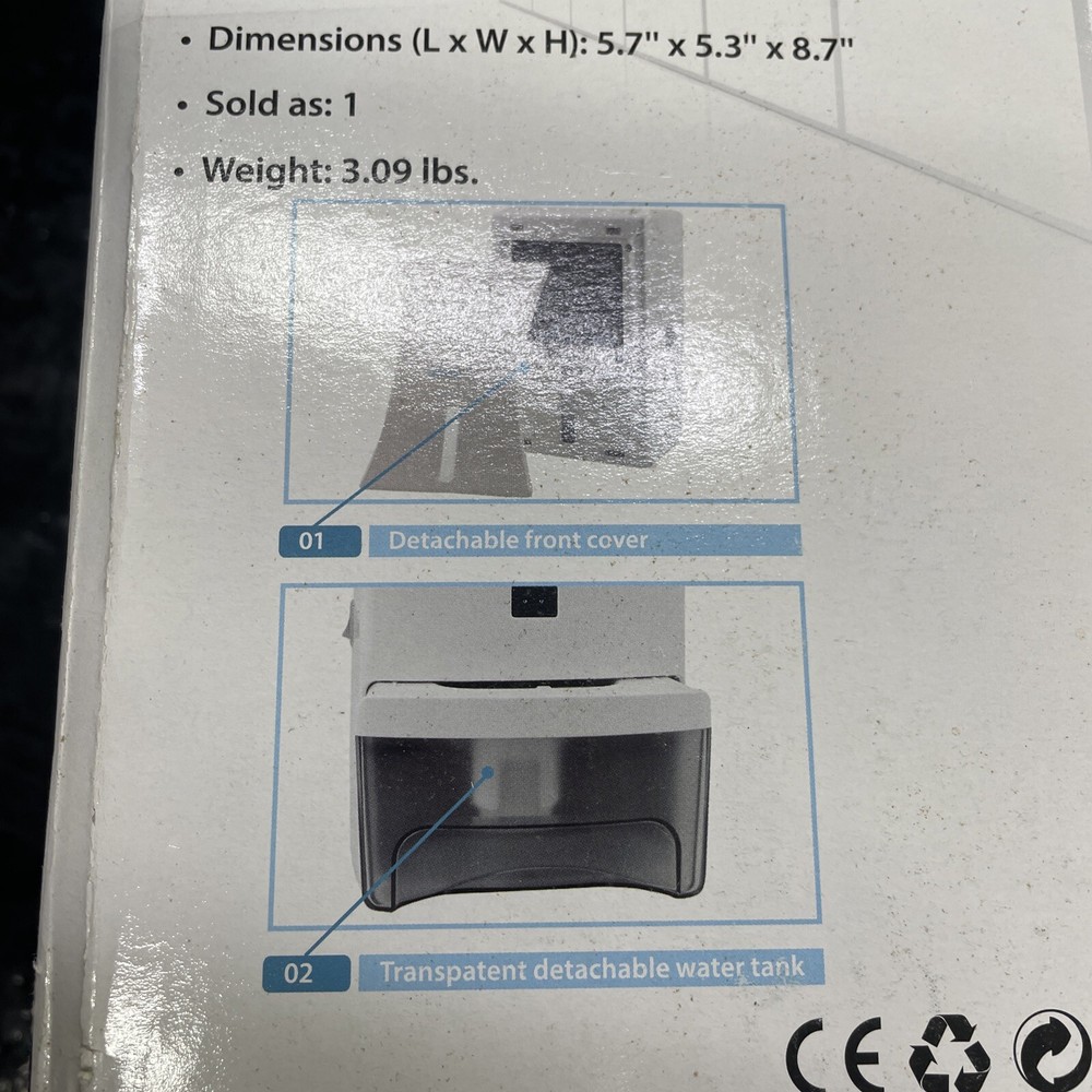 Serenelife Compact Electronic Dehumidifier model PDUMID35 Opened Box