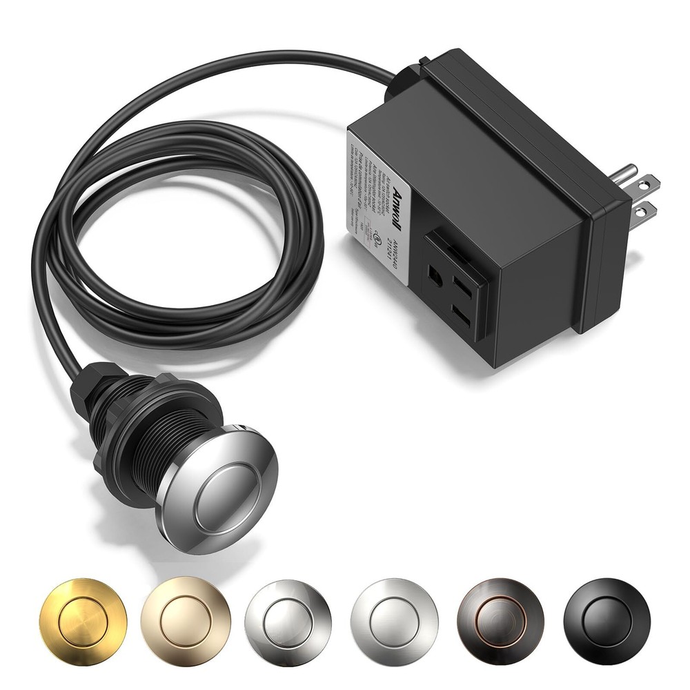Garbage Disposal Air Switch Kit Professional Ul Listed Wireless Sink Top Garbage