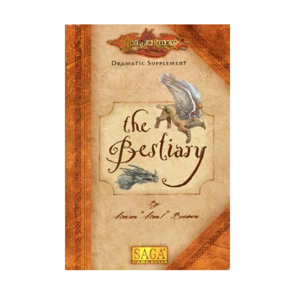 TSR Dragonlance SAGA Bestiary VG+