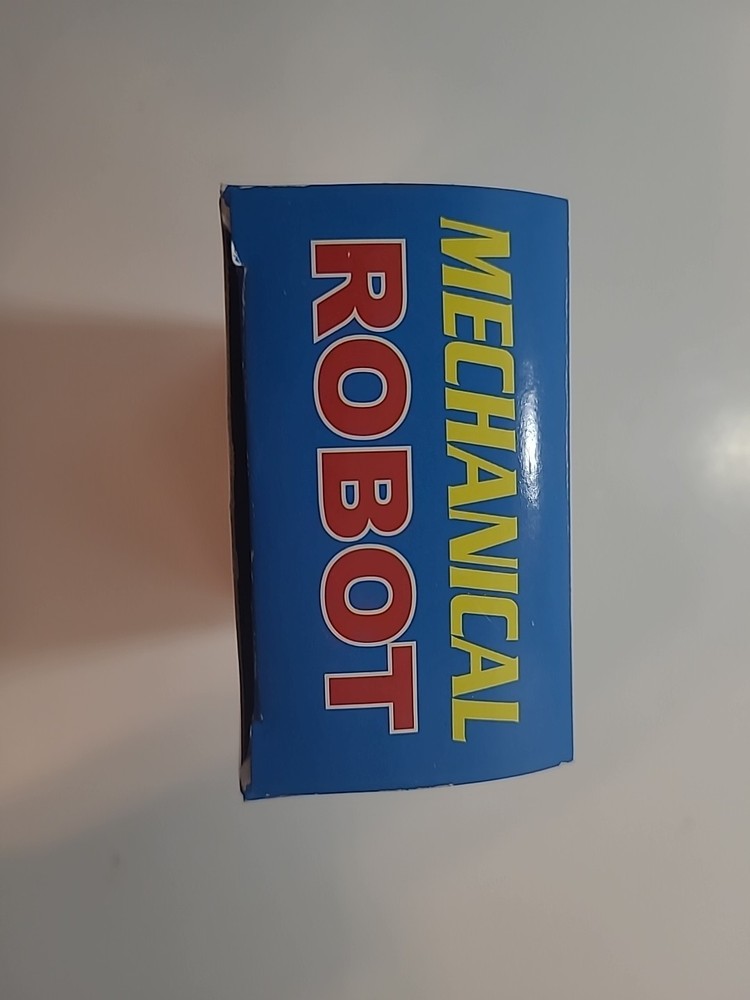 Tin Wind Up Robot Mechanical Robot With Key And Box Tested Great Shape