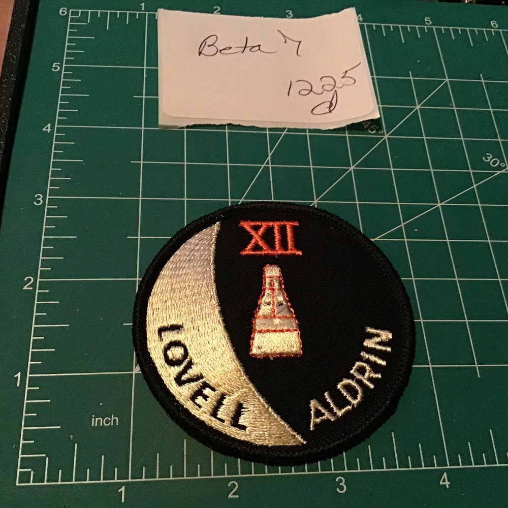NASA Apollo 12 Lovell Aldrin Patch