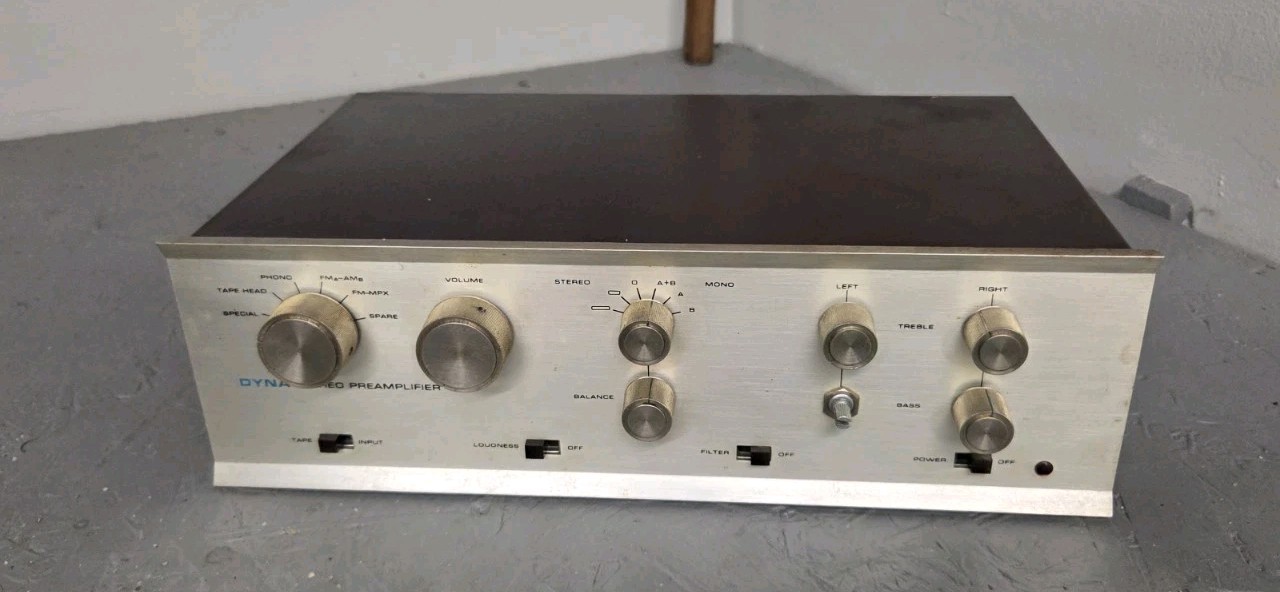 Vintage Dyna PAS Vacuum Tube Stereo Preamplifier Amplifier Amp  Dynaco HiFi