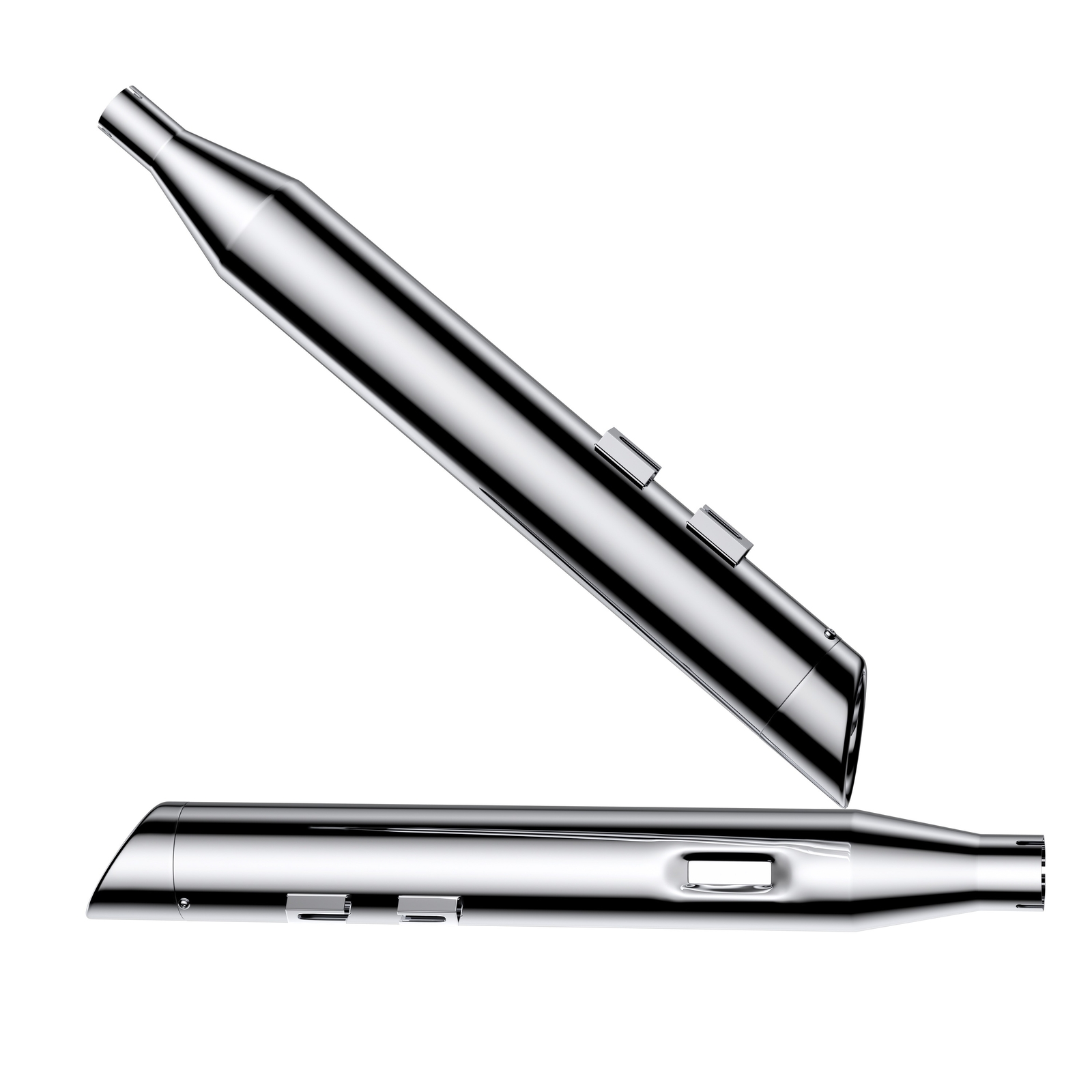 SHARKROAD 4.5 Slip Ons For 2017-UP Harley Touring Exhaust, Road Glide Mufflers