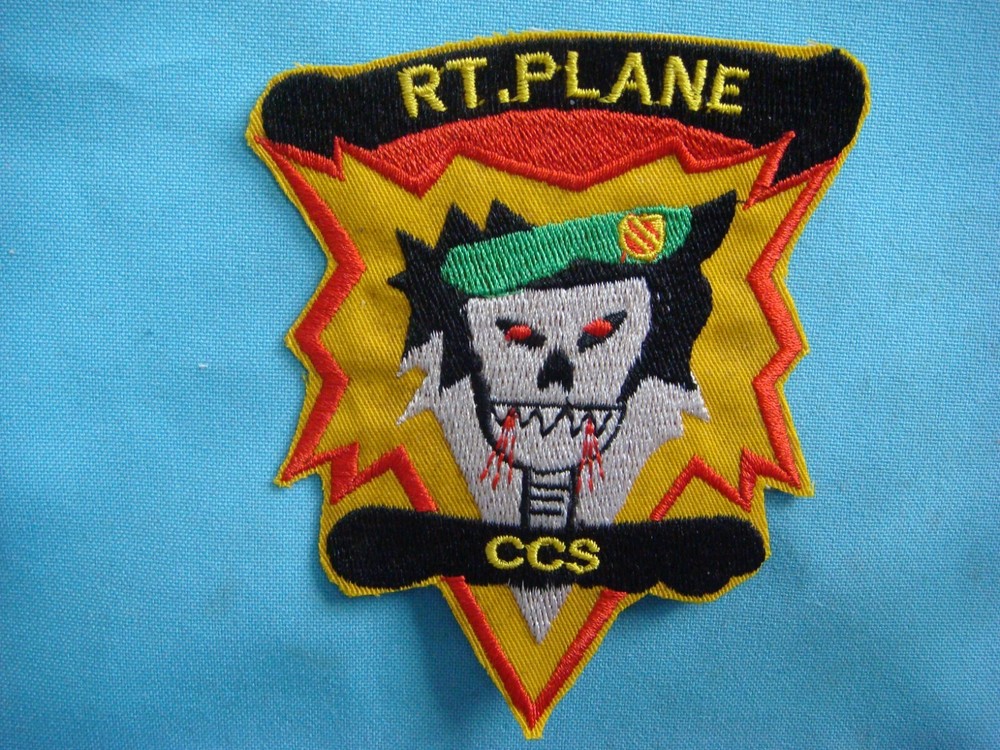 VIETNAM WAR PATCH, US 5th SF Grp MACV SOG  RT PLANE  CCS ( VARIATION )
