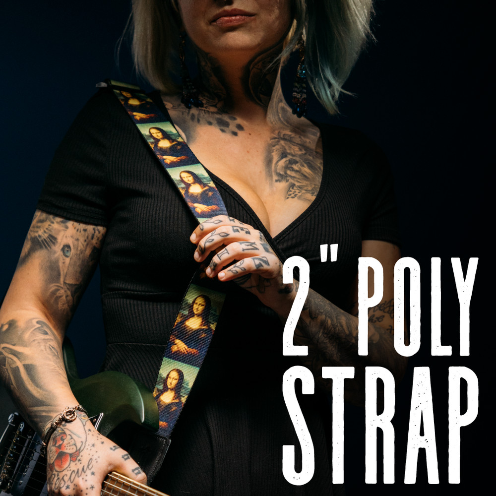 Levy's 2" Polyester Guitar Strap with Tri-Glide Adjustment, The Wave