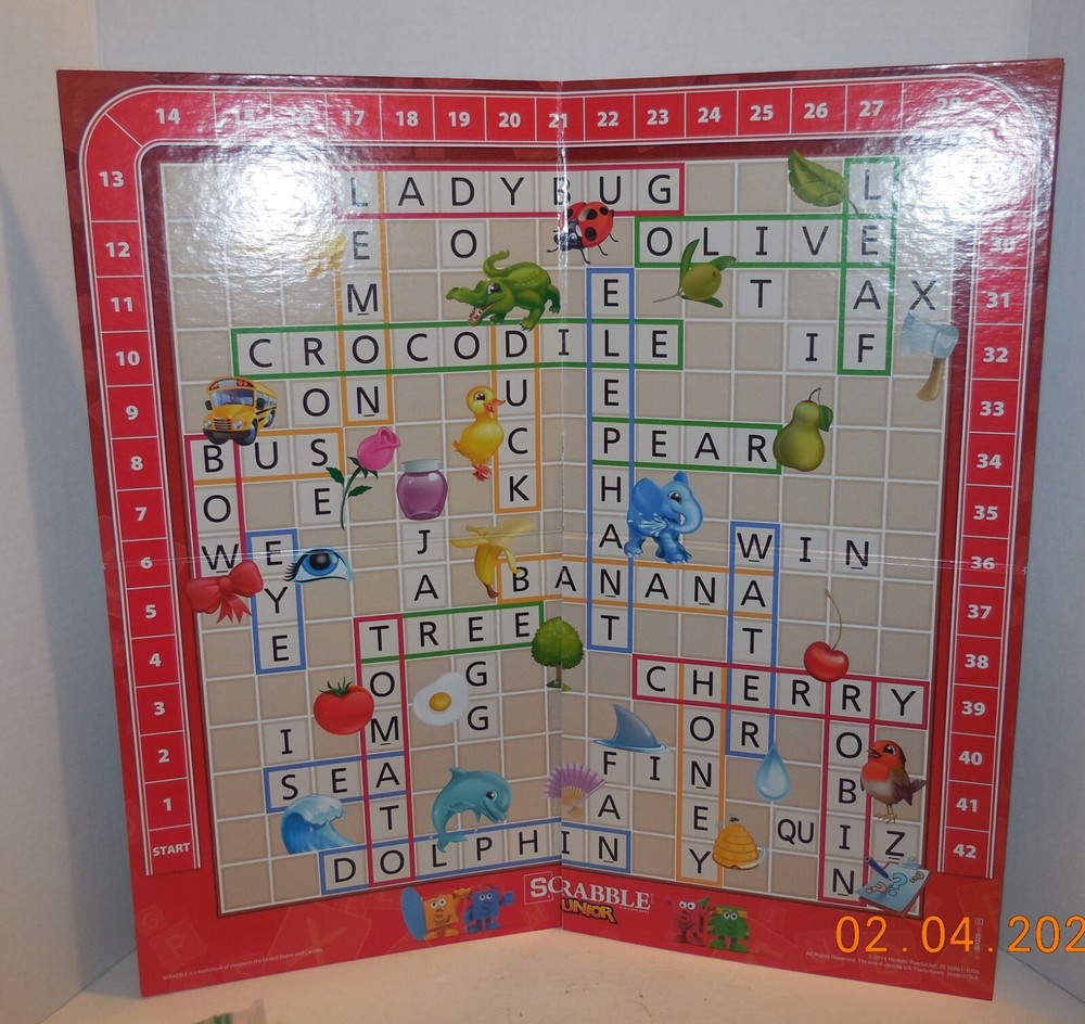 Hasbro Scrabble Jr Replacement Game Board for Board Game