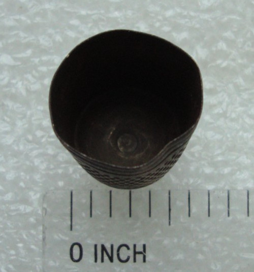 Antique Old Brass Thimble M