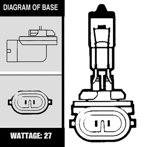 Solero Lighting 881 Base 27W Standard Halogen Bulb