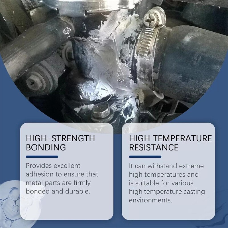 1pc Strong Foundry Glue,Metal Repair Glue, AB Metal Glue Heary Duty Weld 85ml