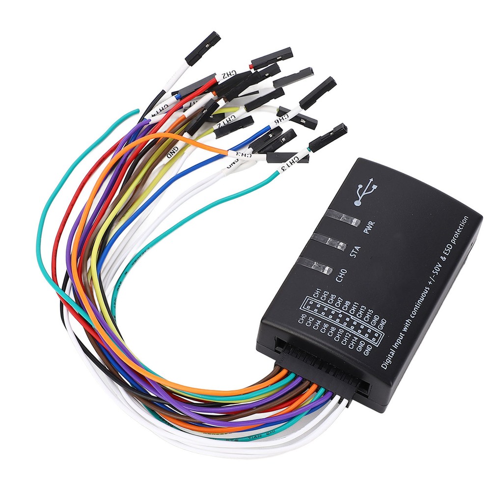Logic Analyzer 100M Sampling Rate Compact USB Logic Analyzer Tool Supply Part