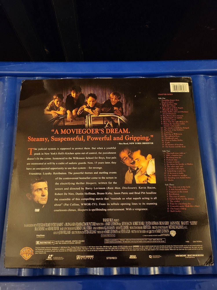 Sleepers Laserdisc