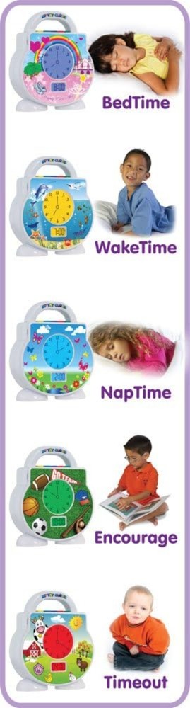 (All-in-One Toddler Sleep Clock, Alarm Clock, White Noise, Timeout Timer,