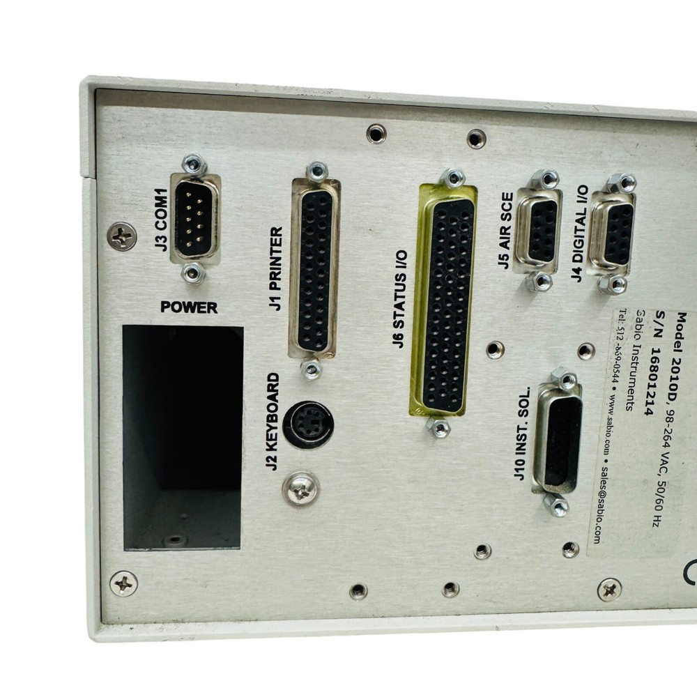 Sabio Instruments Model 2010D Gas Dilution Calibrator 2010