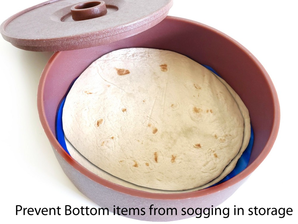 Tortilla Mate (3 pack) Stack & Steam Tortilla & Pizza Microwave Warming plates