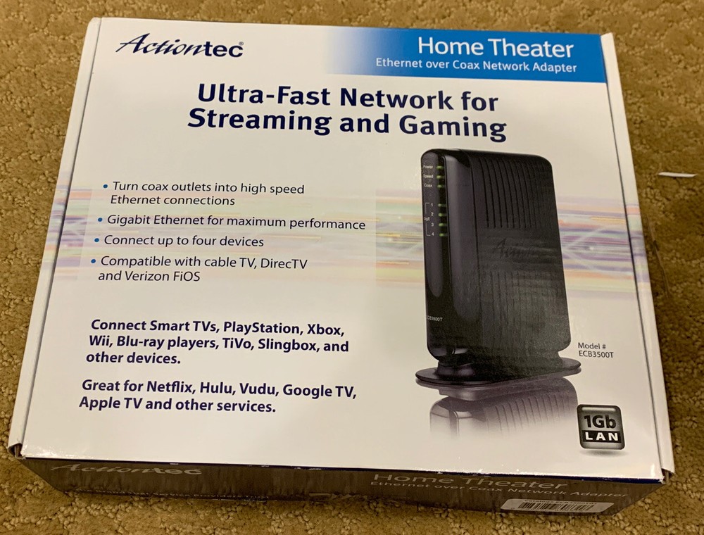 Actiontec ECB3500T Multi-Band (D/E) MoCA Network Adapter