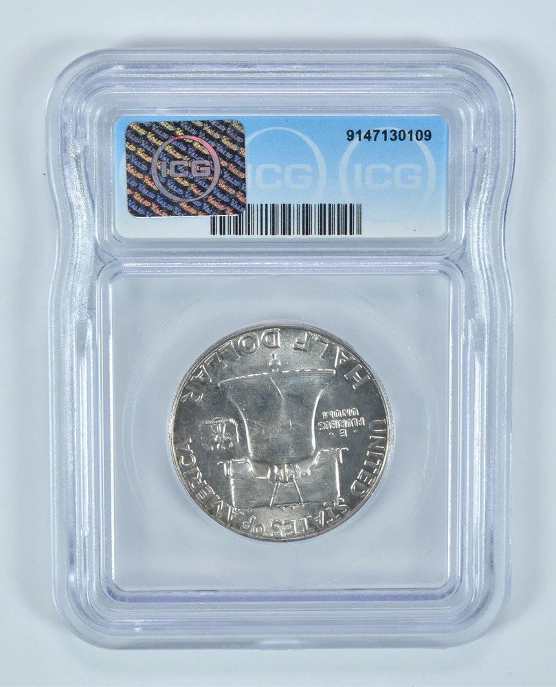 1960 Franklin Half Dollar MS64 FBL ICG