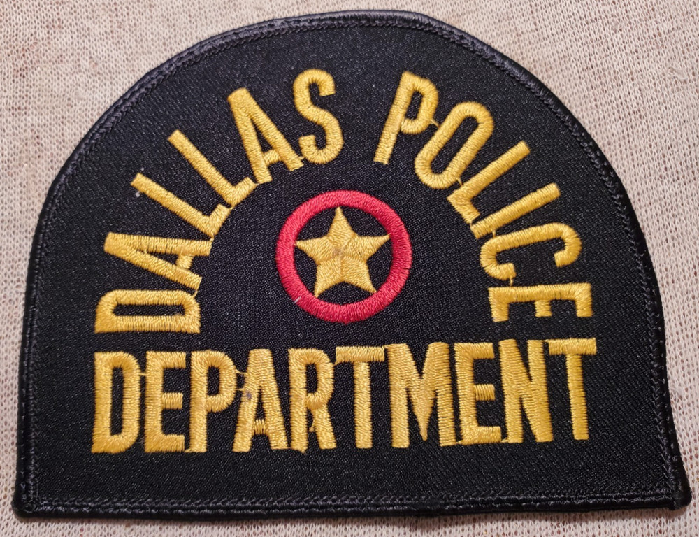 TX Dallas Texas Police Shoulder Patch