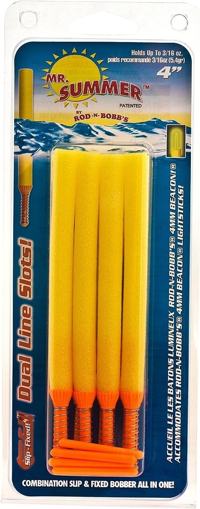 MR. SUMMER Float - Yellow - 4" - 12 Pack