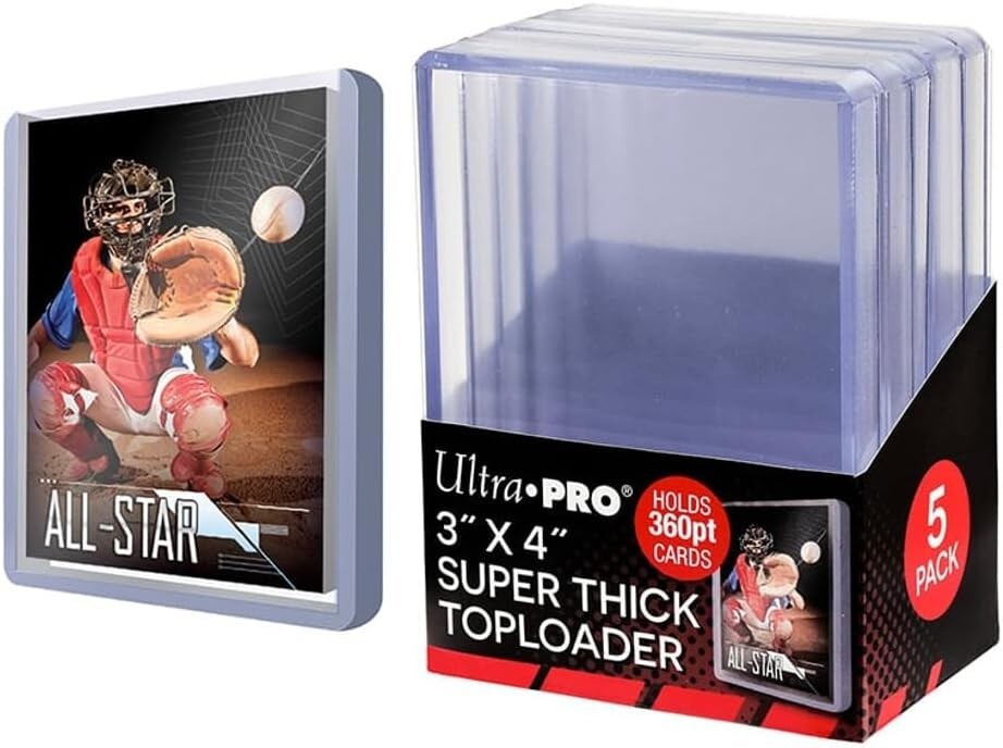 Ultra Pro 360pt Toploader NEW Top Load sealed 5 10 15 25 50 100 200 YOU PICK