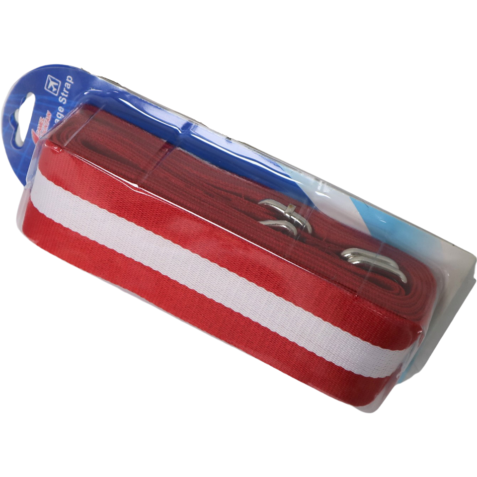 Camel Mountain ABA 3302 Luggage Strap-Red/White