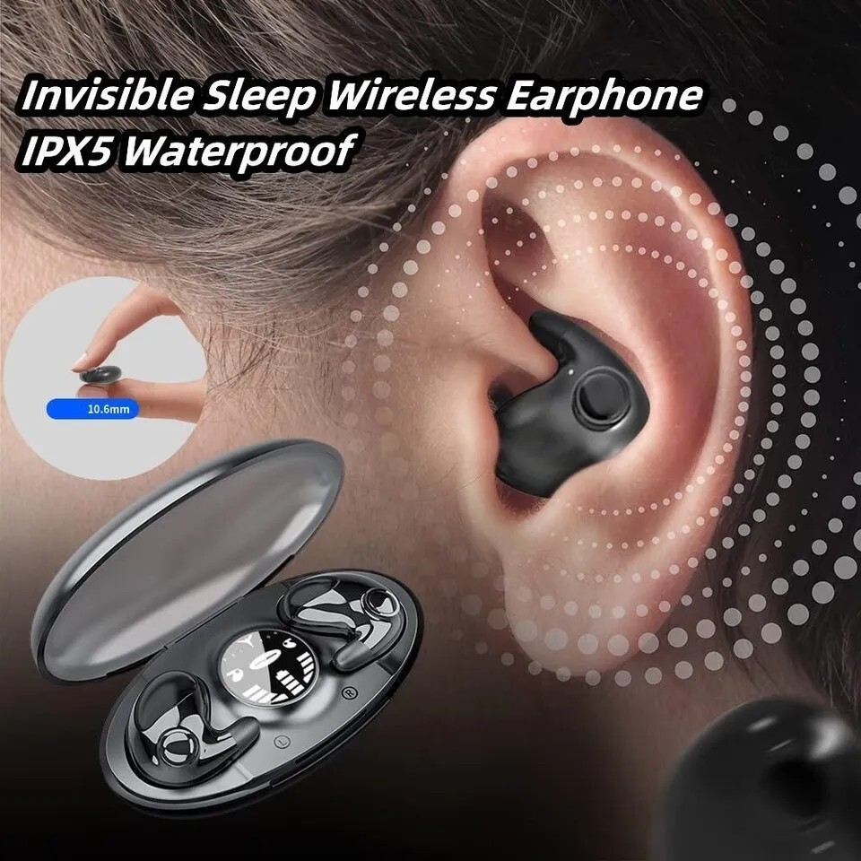 True Wireless Bone Conduction Headphones Bluetooth 5.3 Wireless Headset Earbuds