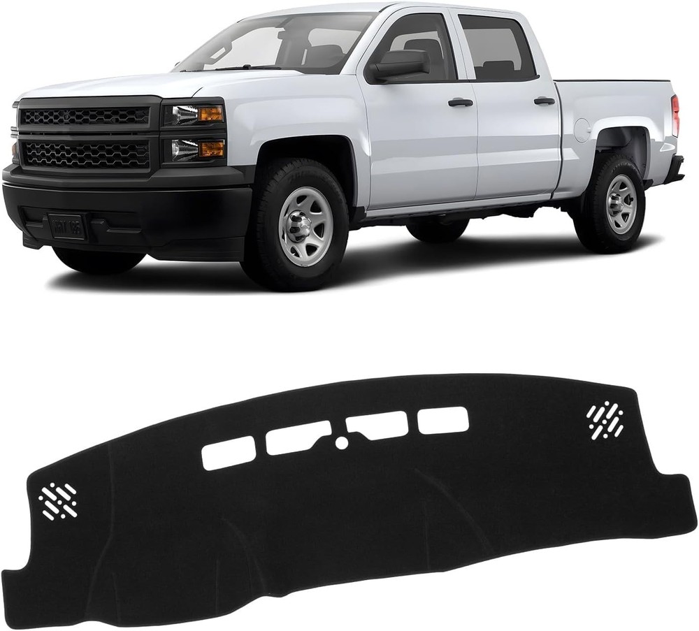 Custom Fit Dashboard Cover Dash Mat for 2014-18 Chevy Silverado/GMC Sierra 1500