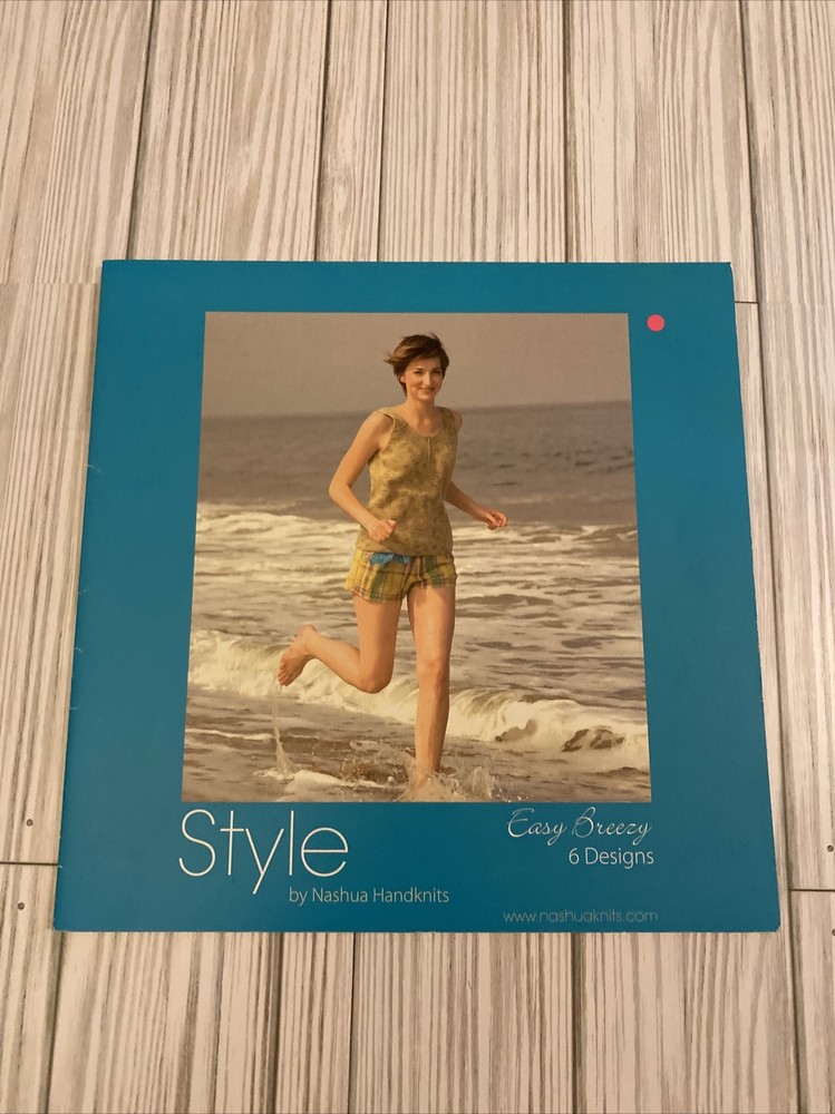 Nashua Knitting Pattern Book Style Easy Breezy 6 Designs