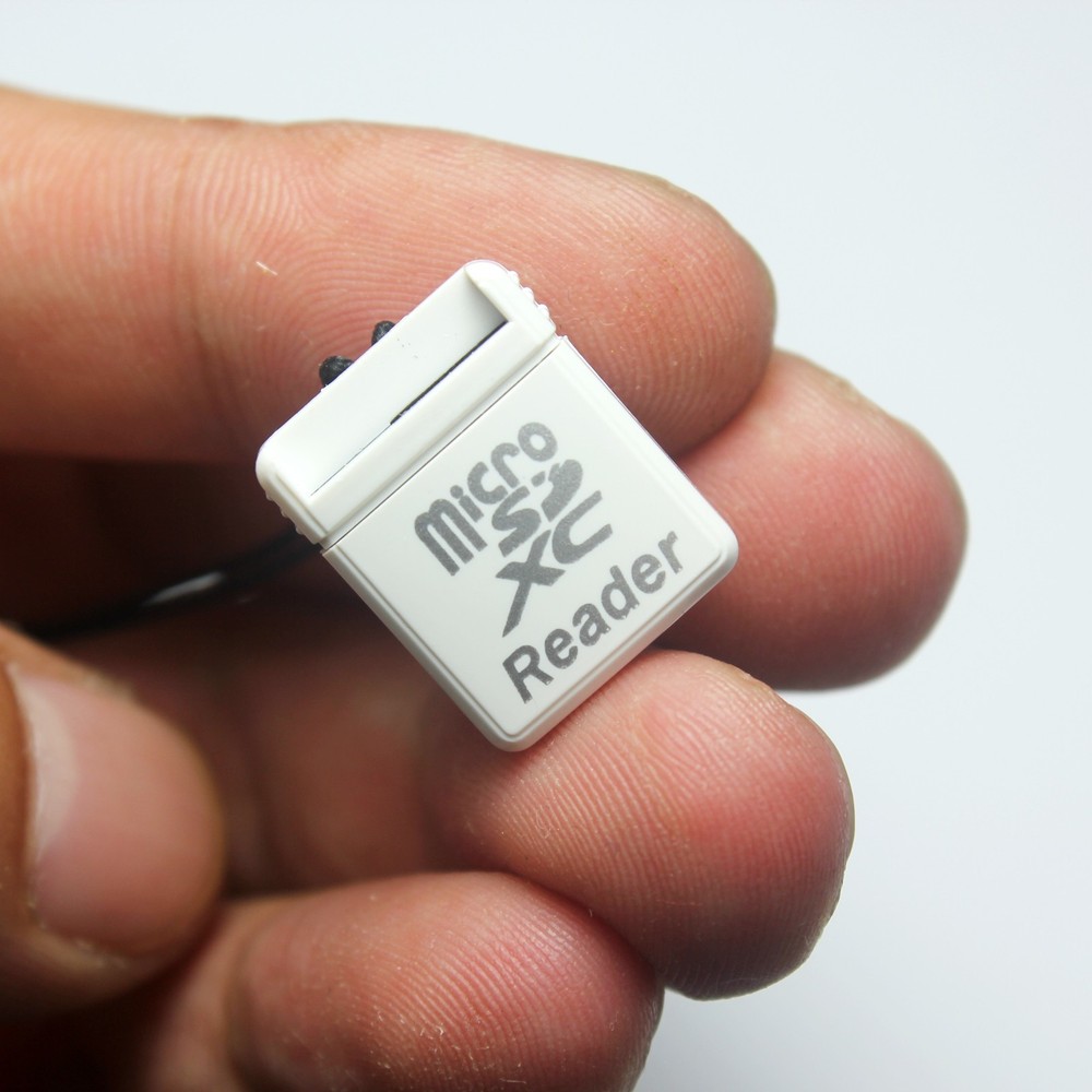 10 Pcs Super Mini MicroSDXC TF Card Reader USB Adapter Plug & Play