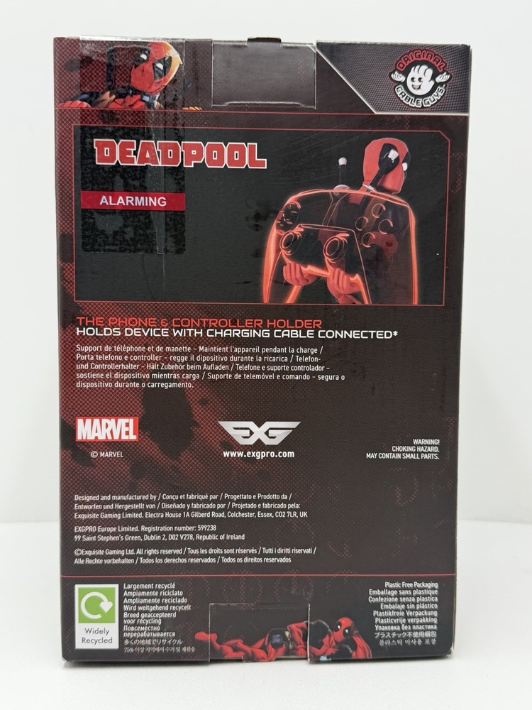 Deadpool Phone XBOX Playstation Remote Holder Cable Guys Marvel