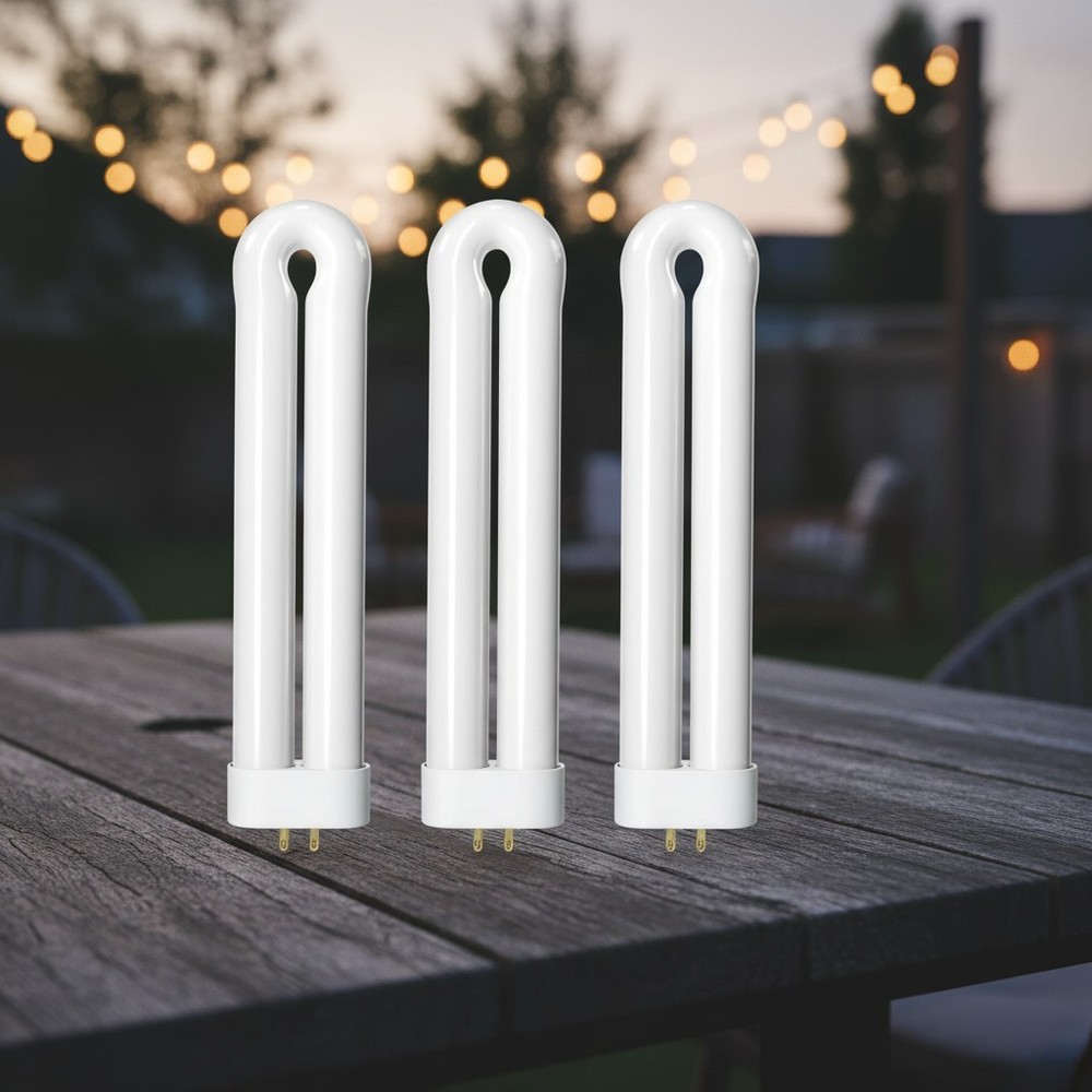 4-Pack Bug Zapper Replacement Light Bulb - 15W Shatter Resistant, Daylight White