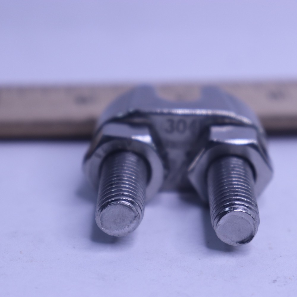 Clamp Cable Stainless Steel 3/8"