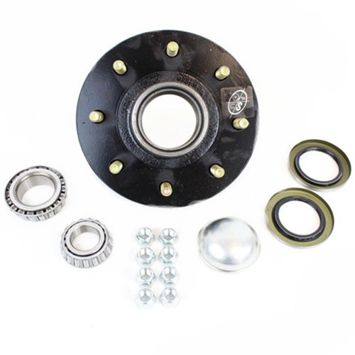 Southwest Wheel Trailer Wheel Hub Kit 8 on 6.5" for 7,000 lbs Axle