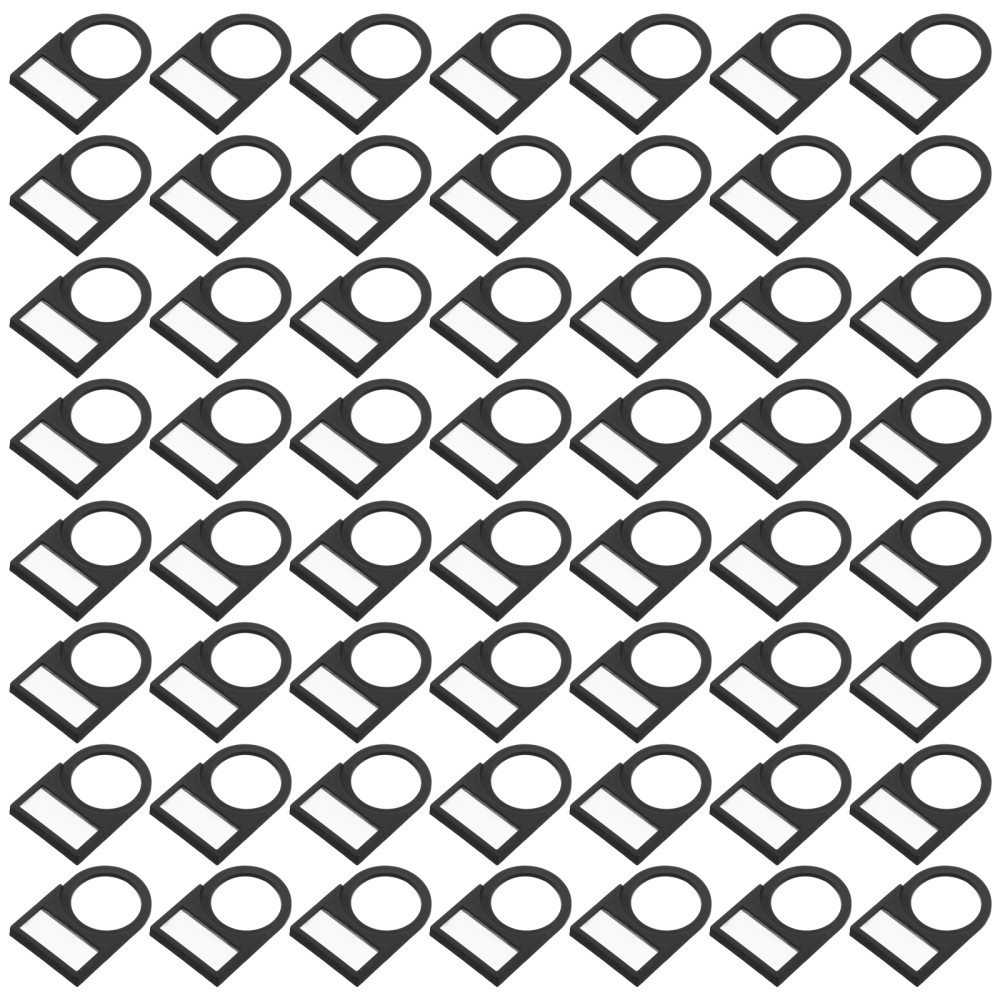 100 Pcs Electrical Logo Accessories Back Button Light Sign Plastic Board