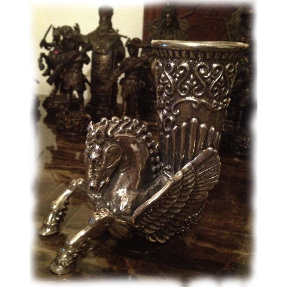 Sterling Silver Horse Cup
