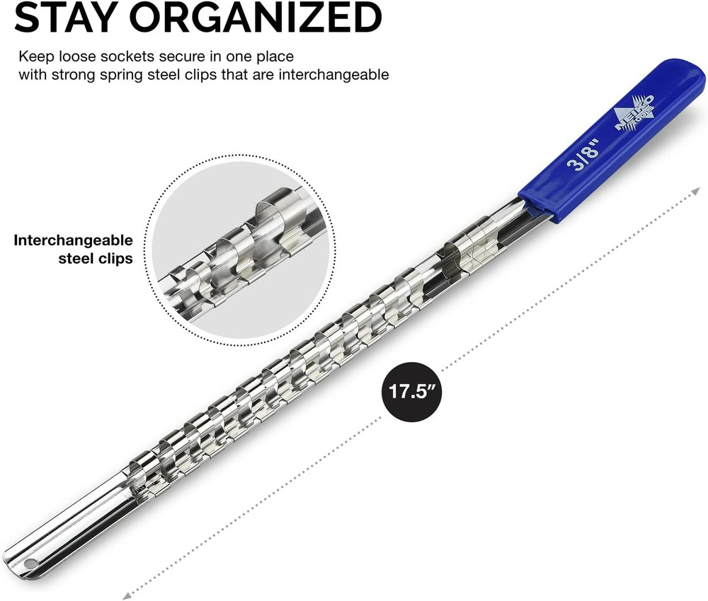 03968A Socket Holder and Socket Organizer Tray for Toolboxes with Lightweight an