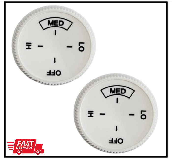 2PCS Baseboard Heater Thermostat Temperature Control Dial Knob Replacement, Base