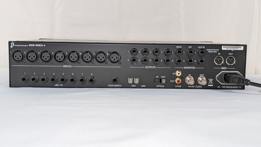 DIGIDESIGN Digi 003 RACK+ FireWire Audio Interface with 8 Mic Preamps
