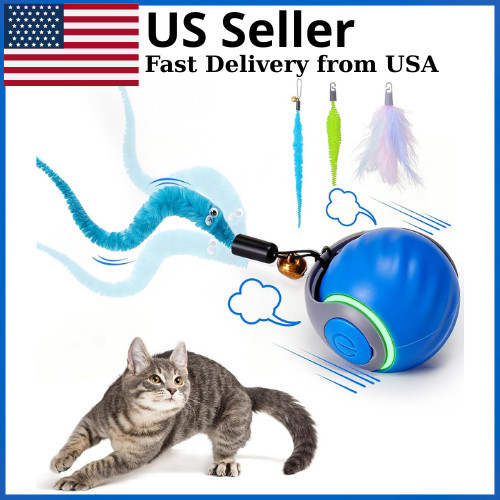 Interactive Cat Toy Ball - Automatic Interactive Cat Toys for Indoor Cats with 3