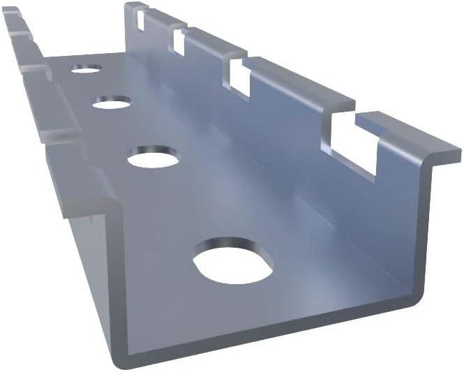 8" Wire Mesh Cable Tray Ceiling Hanging Bar for Server Rack Tray Support