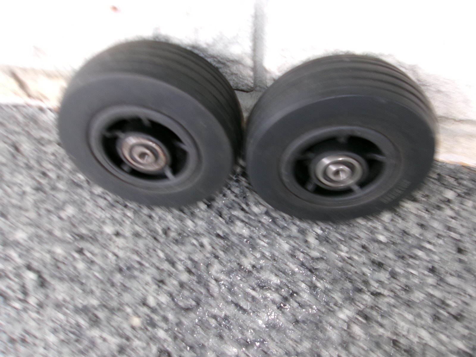 Pair of 5 X 1.75 Caster Wheels for Jazzy Power Chairs # 6174