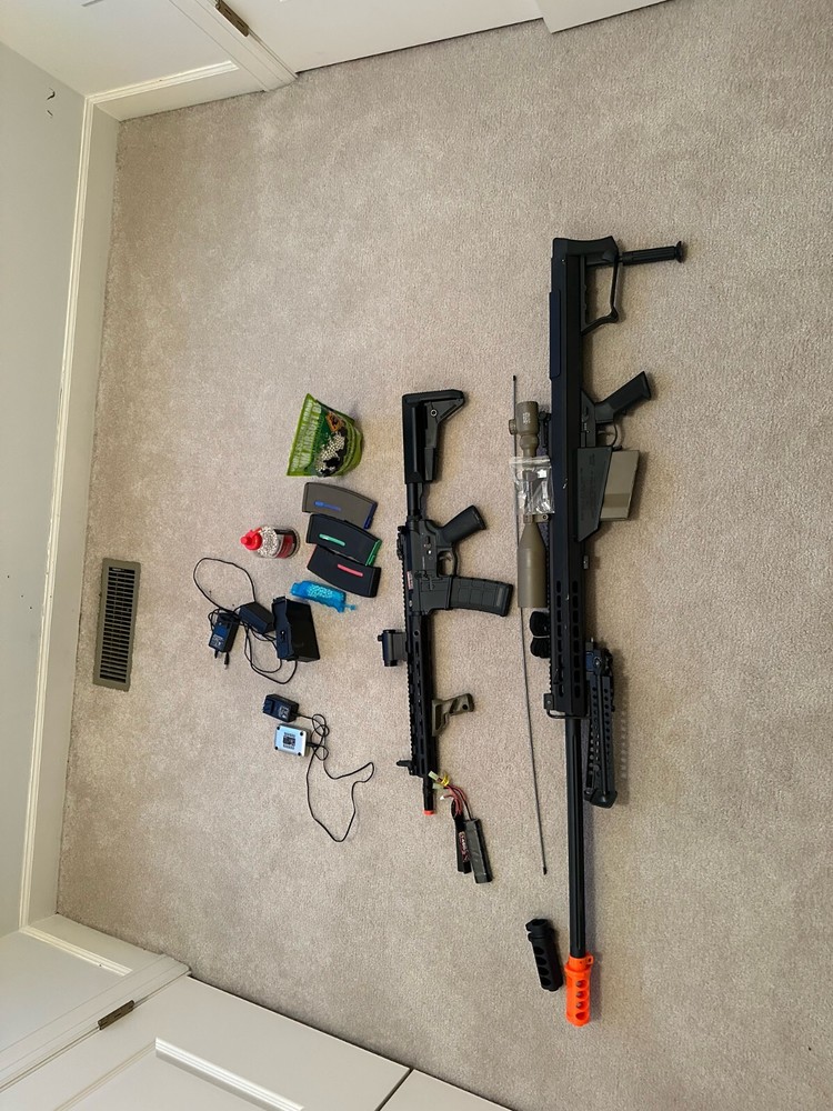 Baretta + ar airsoft gun