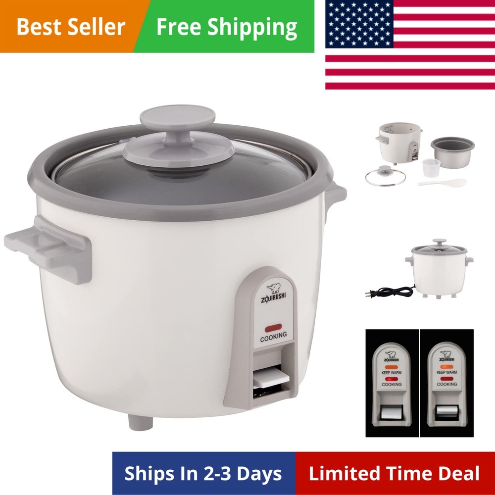 3 Cup Rice Cooker/Steamer White