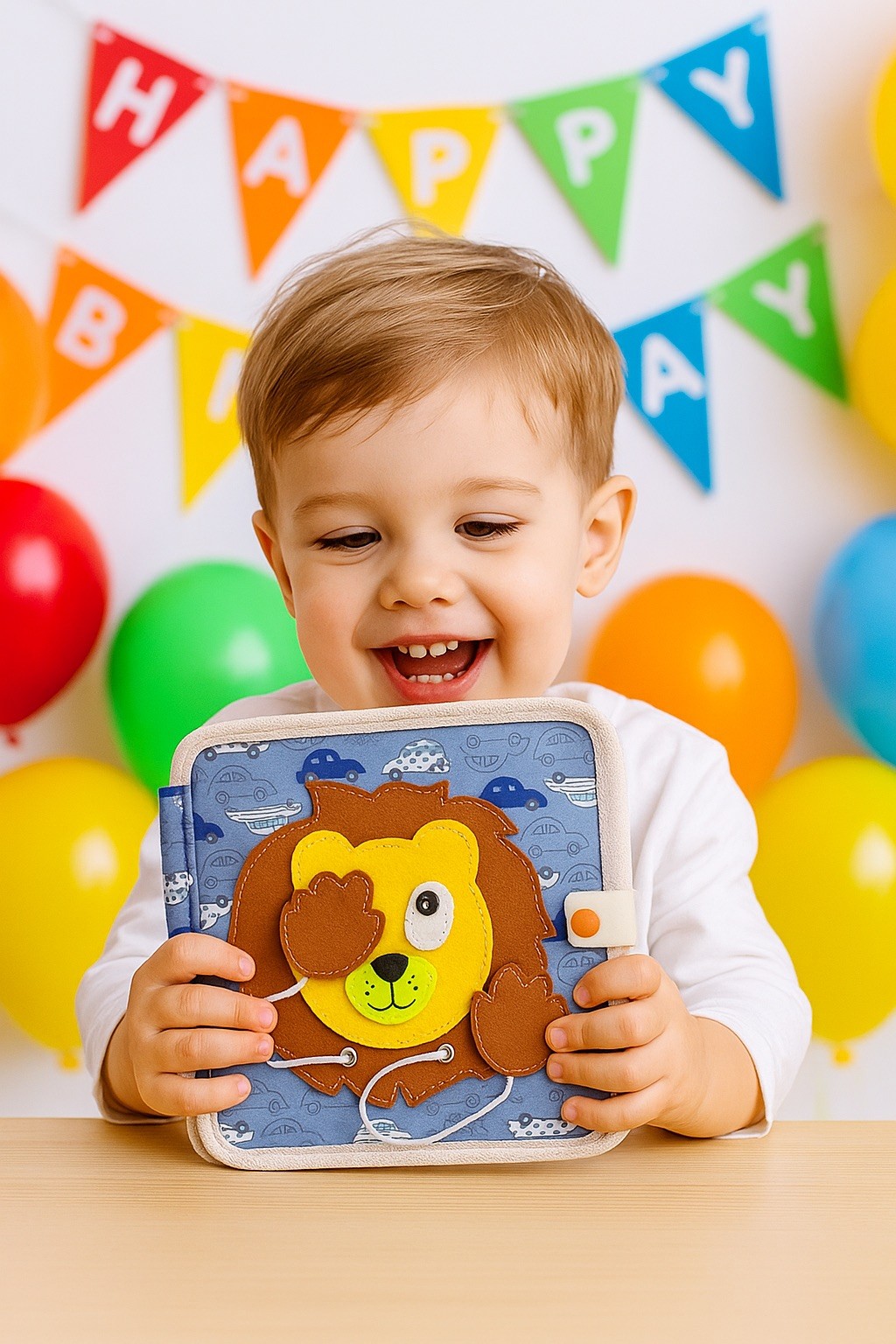 Busy Book Montessori Activity Felt Quiet Education Book Travel Toys Lion