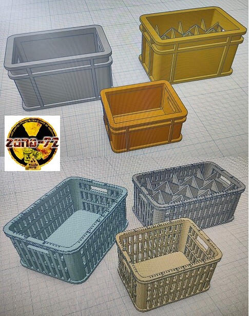 Plastic Boxes, Plastic Boxes 1/35, 1/48, 1/72, 3D