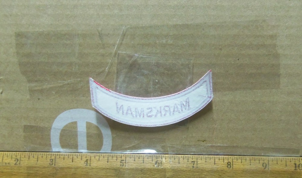 Marksman Embroidered Patch (NOS)