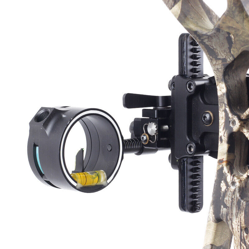 Single Pins Sight Pointer Compound Bow Archery Micro Adjustable RH LH Wrapped