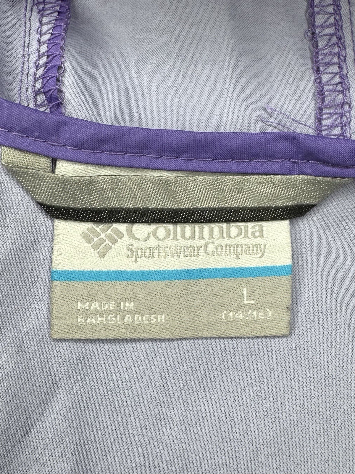 Columbia Girls Switchback II Rain Jacket L 14/16 Hooded Waterproof Windbreaker