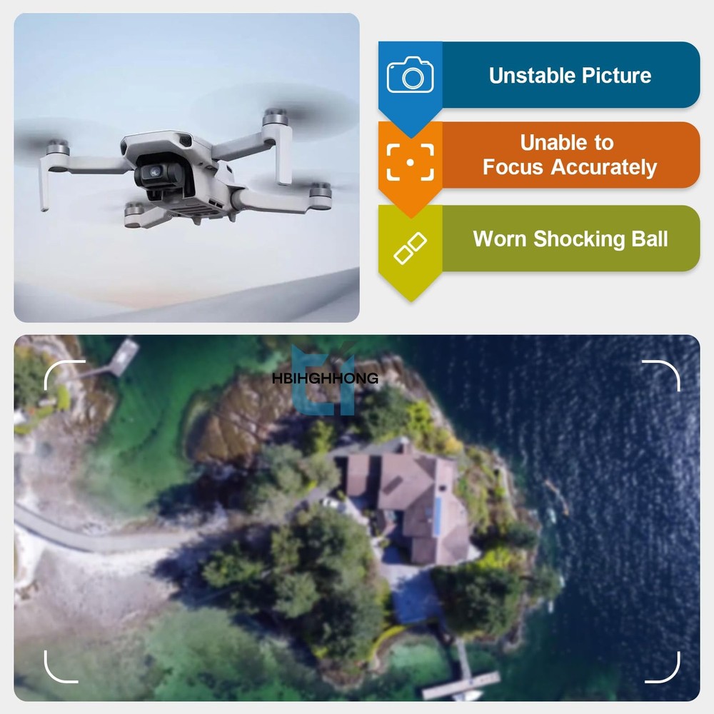 Replacement for DJI MiNi 2 Gimbal Shock Absorption Rubber Mavic Mini...